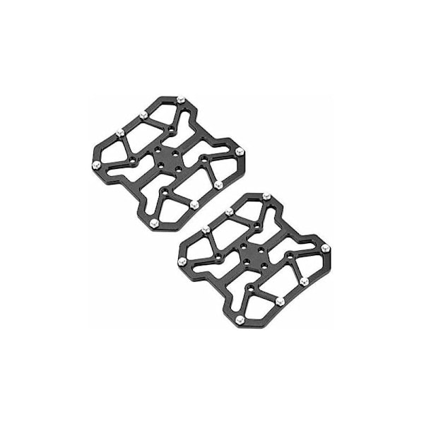 Klicka för att öppna den förstorade vyn 1 par Universal Aluminiumlegering Klickpedalplattformsadaptrar för SPD (Svart)