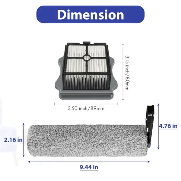 Tilbehørsett for gulvvasker ONE S5 Smart Wet Dry Vacuum Cleaner