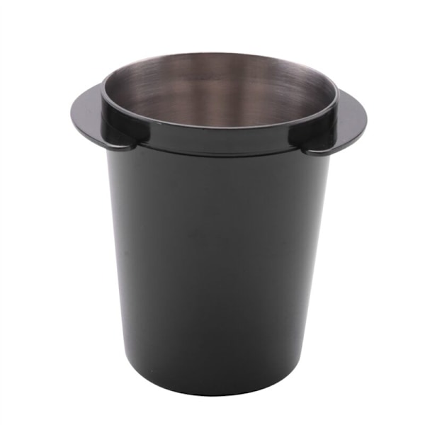 Ek43 Kvern Pulverbeholder for WPM Huijia Niche Kaffe Pulvermottaker Kaffe Maskin Håndtak Pulverkopp Svart