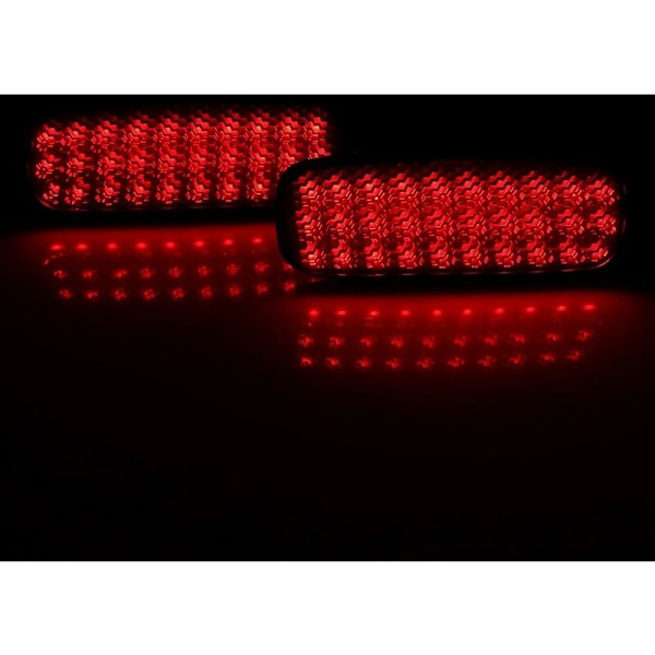 2x LED Bakre Stötfångarreflektorlampa För C1 C5 För 107 206 607 Expert