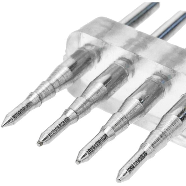 Neon Flex LNF RGB Flerfarget 4-Pols LED-kontaktpinner