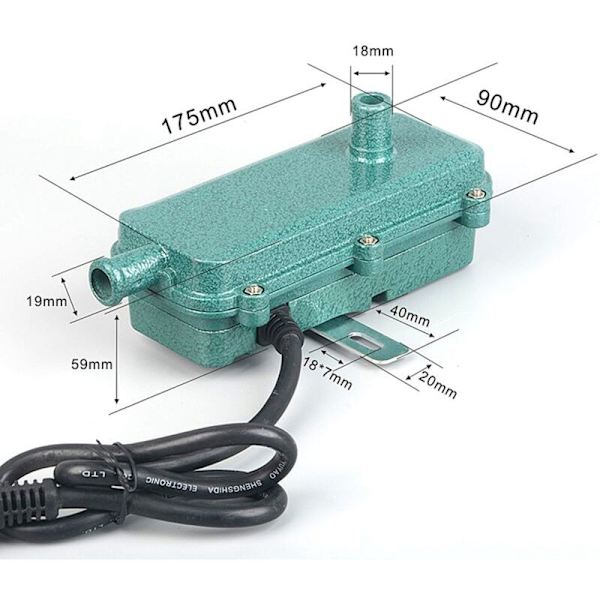 3000W 220V Bil Kølevæske Varmer Motor Forvarmer Parkering Tank D' til 1.8L-2.5L Ud Stød EU Stik