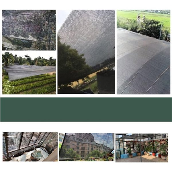 Plante Skygge Net, Skygge Sejl Tykkere Skygge Sejl 50% Baldakin til Pergola Skygge Net Ly For Drivhus Have Pergola Havegård 23m