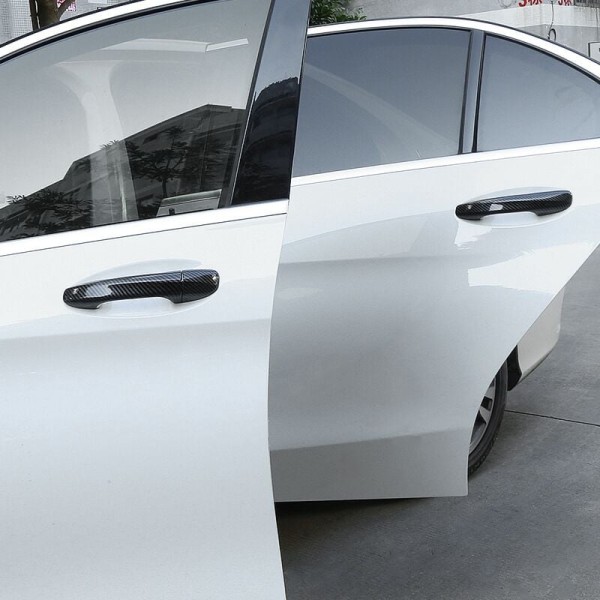 Dørhåndtak Deksel Trim for C E GLC A B GLS CLA GLA Klasse W213 W205 X253 2016-2020 Karbonfiber