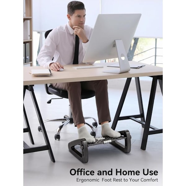 Toimistotuoli, Ergonomisesti Säädettävä Jalkatuki Hierontaominaisuudella Toimistoon ja Kotiin