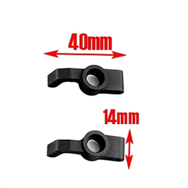 Metal Rear Hub Carrier for -10 DBX10 1/10 RC Car Upgrades Parts Accessories, Black