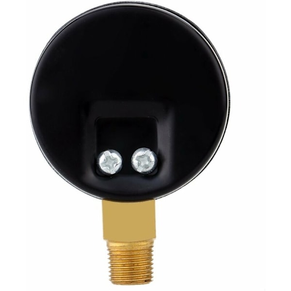0 30 psi 0 2bar Mini rattluftmätare Kompressor barometer mätare Dubbel skala hydraulisk tryckmätare svart urtavla