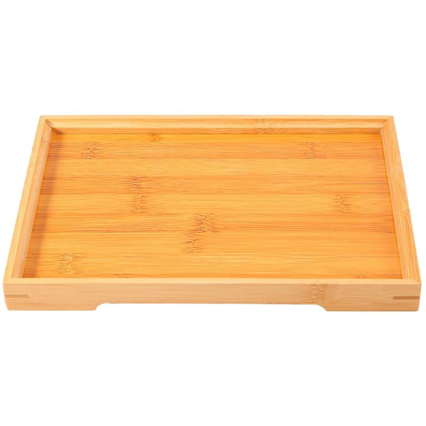 Tretjener i tre, oppbevaringsbrett, bestikkbrett, fruktpalett, dekorasjonsplate, 6 størrelser, japansk mat, rektangulær 28X19 cm