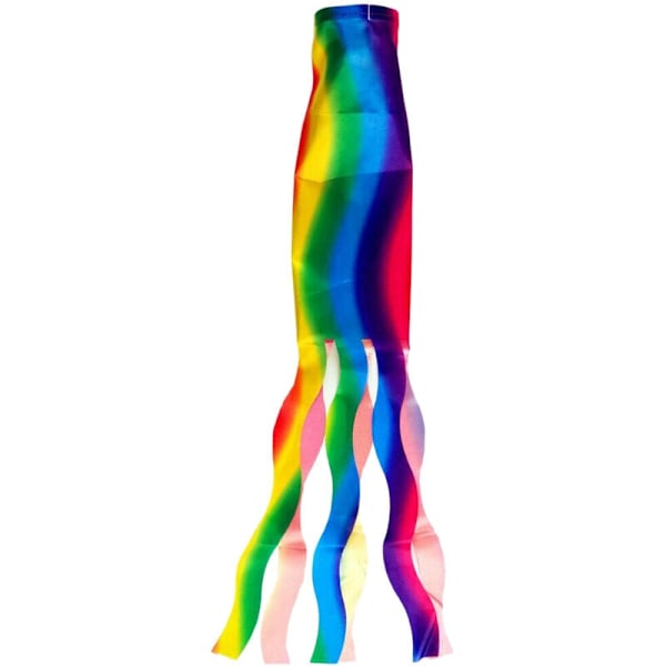 Regnbågsvindsock Vind Streamer Flagga Trädgård Camping Dekoration Flagga 70CM