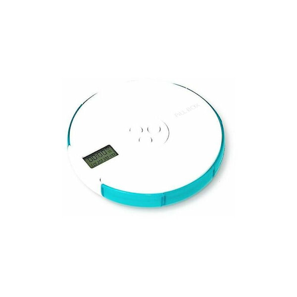 JKWG Automatisk Pilleæske med Elektronisk Medicin Organizer 7 Dage (Grøn)