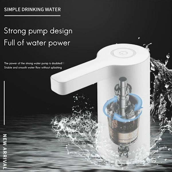 Usb-laddningsbar automatisk bärbar dryckesflaskpumpsdispenser fatad elektrisk flaskpumpsgadget