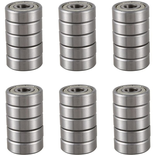 30 stk. 628Z Miniature Kuglelejer 8X24X8mm 8 x 24 8mm
