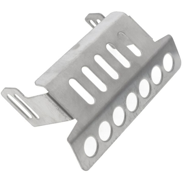 Rustfritt stål chassis rustning aksel skid plate for 1/10 RC Crawler TRX4 -4 oppgraderingsdel