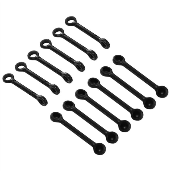 12 stk C127 øvre og nedre koblingsstang for Stealth Hawk Pro C127 RC helikopter fly drone reservedeler