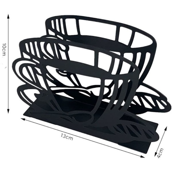 2 stk kaffefilterholder i metall, kaffefilterholder i metall, kaffefilterholder, kaffefilterdispenser