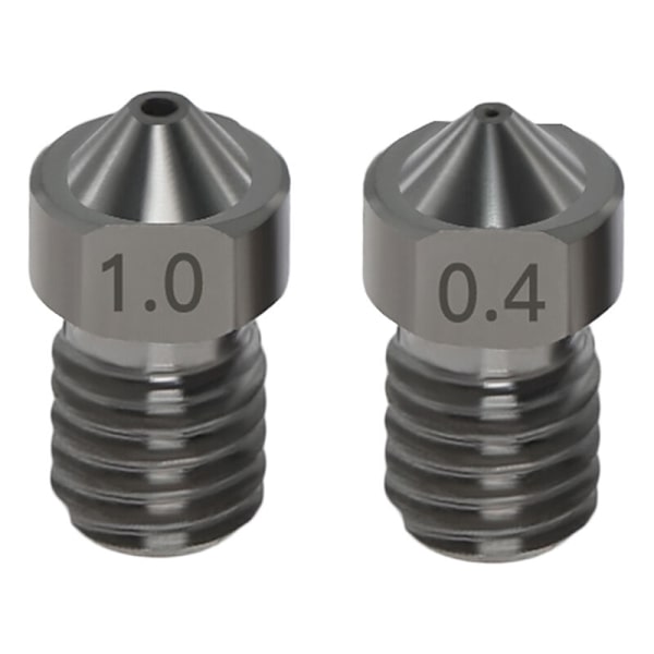 3D-skrivartillbehör V6 slipande ståldysa 1,75/1,0 mm 4-pack