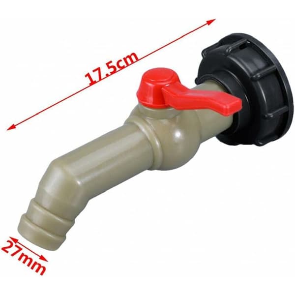 Trädgårdsadapter 1 st IBC Trädgårdsslang Kran Förlängningsanslutningsadapter Adapter