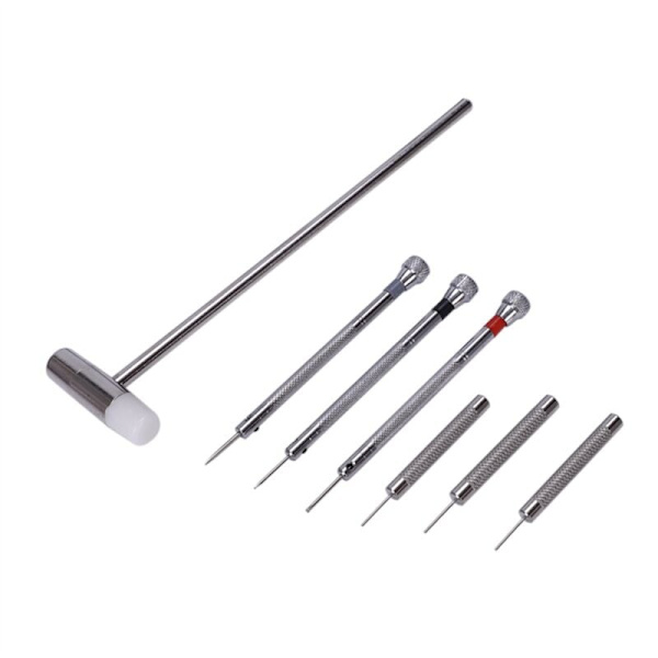 168 st/set professionell bärbar klockreparation verktygssats fjäderstångsbatteri klockarmband länk stift verktygssats