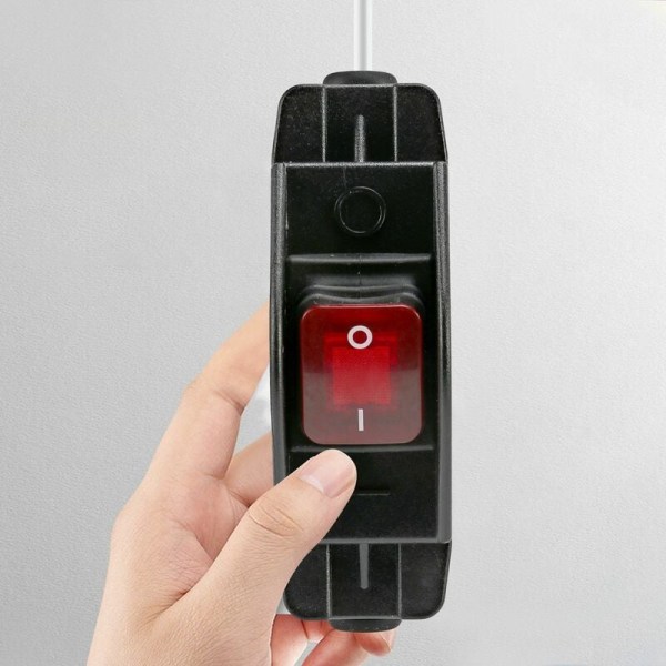 30A 12V JR-617 Vanntett Linjebryter Medium Linjebryter Rund Flat Linje Sølvkontakt Dobbeltkuttet Støvtett Bryter