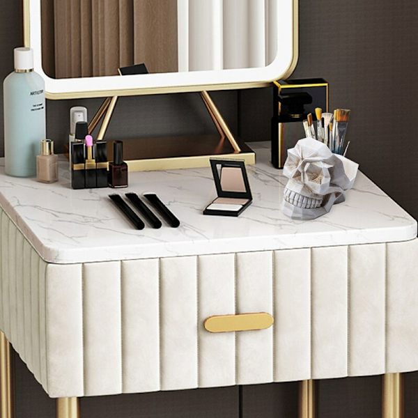 3D Dödskalle Huvud Harts Box Figur Skelett Prydnadshållare Stationery Makeup Organizer Smyckeskrin Heminredning Vit