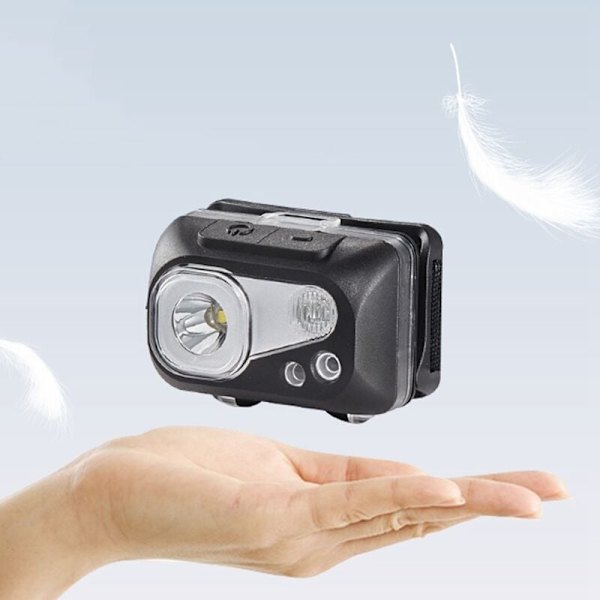 K63 Mini XPG LED pannlampa USB laddningsbar sensor strålkastare fiske lykta camping ljus lampa