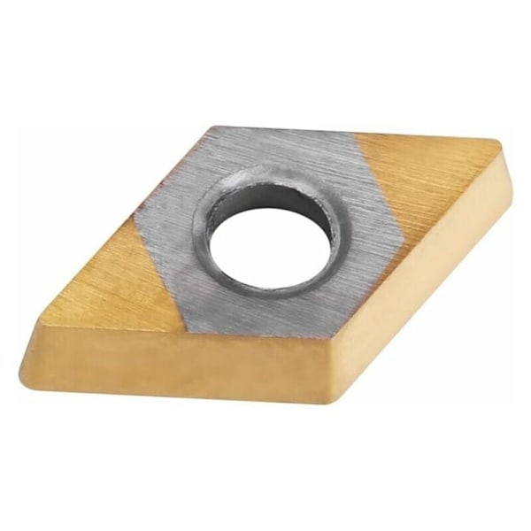 Vändskär i hårdmetall, DCMT51.51 (DCMT070204), flerlagerbelagda, för CNC-svarvning med DCMT-insats