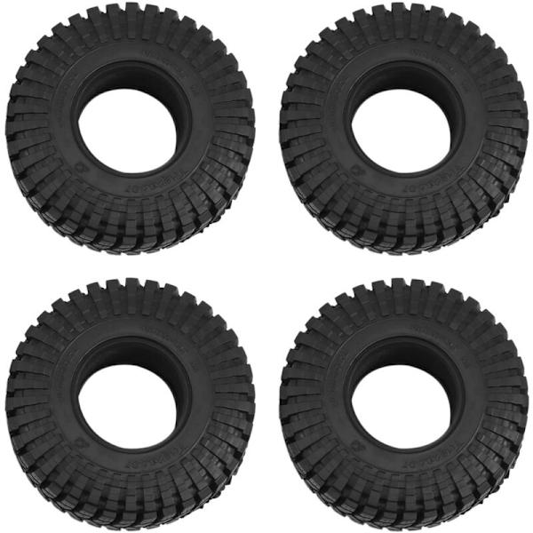 4 stk. 110x39MM 1.9 Gummidæk Dæk til 1/10 RC Crawler Bil Axial SCX10 90046 SCX10 III AXI03007 TRX4 D90
