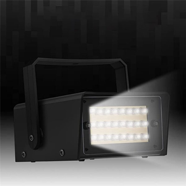 4 stk Party Strobe Lys, Lyse LED Strobe Lys Mini Party Lys Justerbar Blinkhastighet Kontroll Party Scene