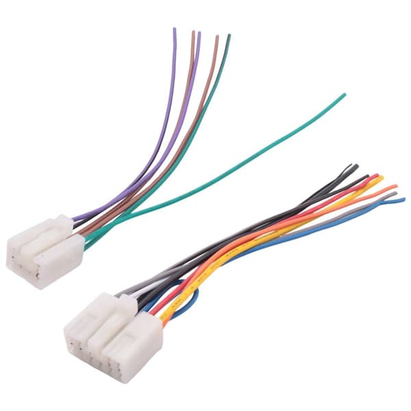 Universal Stereo CD-afspiller ledningsnet // Eftermarkedsradio stikadapter kabel 2 par