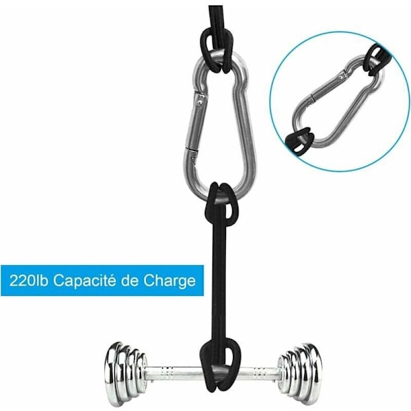 M6 Rustfrit Stål Karabiner, 20 STK Hårdt Arbejde Fastgørelseskarabiner - Rustfrit Stål Karabiner 120kg/260lb Belastningskapacitet, 304 Sving Karabiner Krog