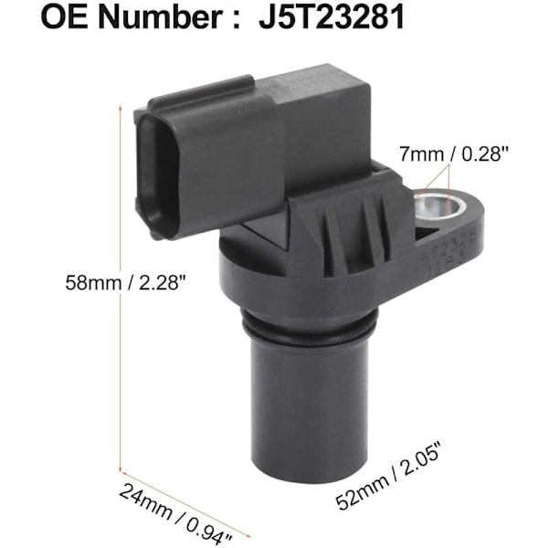 Biler Motor Knastaksel Positionssensor Udskiftning J5T23281 Passer til 2 3 323 1.3 1.4 1.5 1.6 ZJ01-18-230