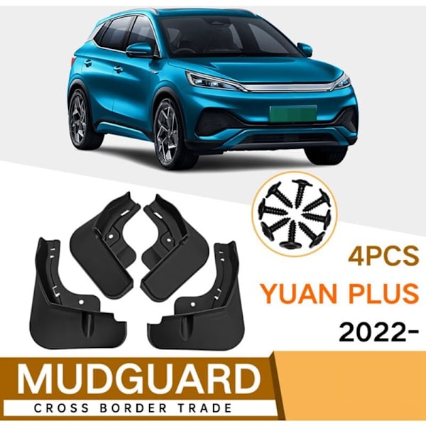 Bilskærme til - Atto 3 Yuan plus EV 2021-2023 Stænklapper - Mud Accessories