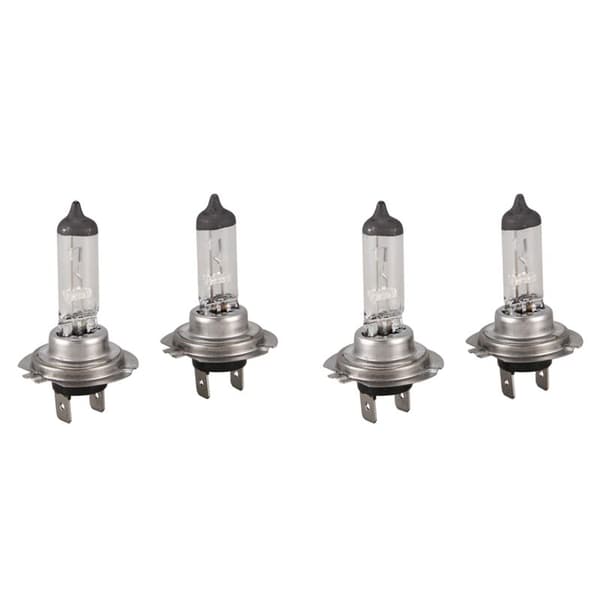 4 x H7 Hodelyspære 55 Watt 12V for Bil