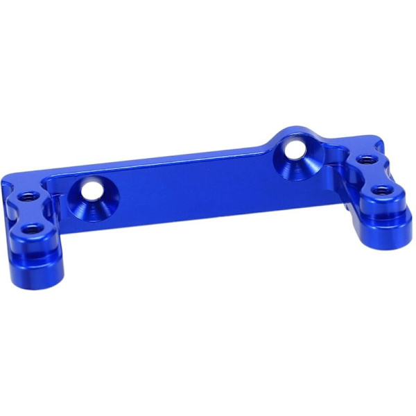 Metall 2-växlad servomotorfäste för Axial SCX6 JLU Wrangler AXI05000 1/6 RC-bil uppgraderingsdelar, blå