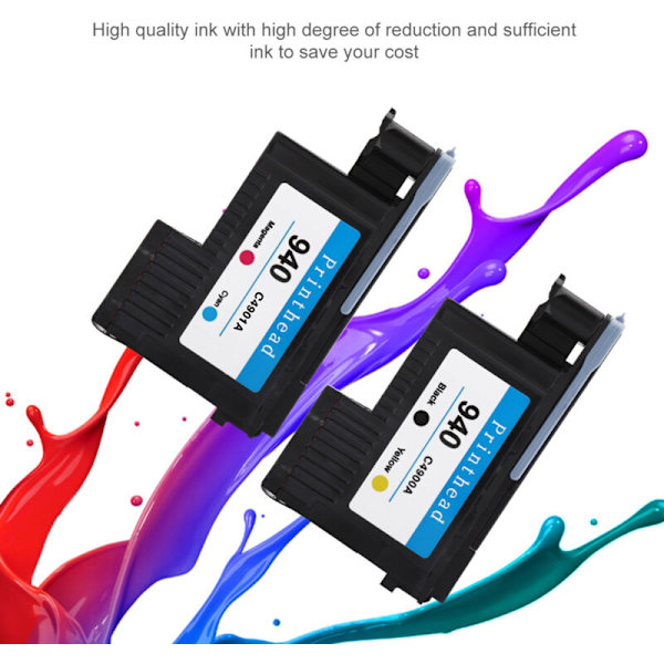 Korkealaatuinen tulostuspää HP 940 C4900A C4901A -malleille 8000 8500 -sarjoille (CMYK)