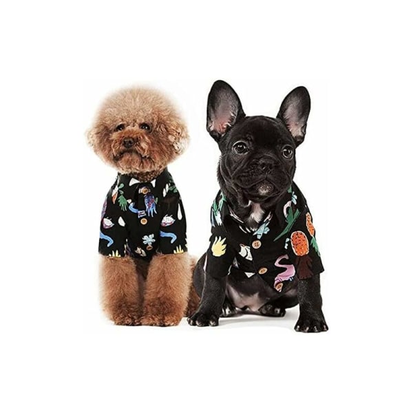 Hawaiian Dog Shirts (Sort-XL)-Fei Yu