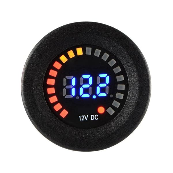 DC 12V Universal Bil Motorsykkel Båt LED Digital Voltmeter Panel Monitor Måler Display Tilbehør