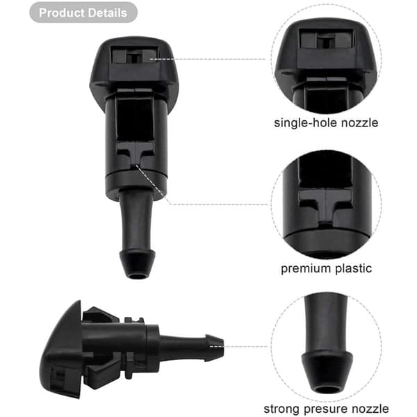 4 stk. sprinklerdyser til forrude til Ram 5116079AA, 4805742AB, 5303833AA
