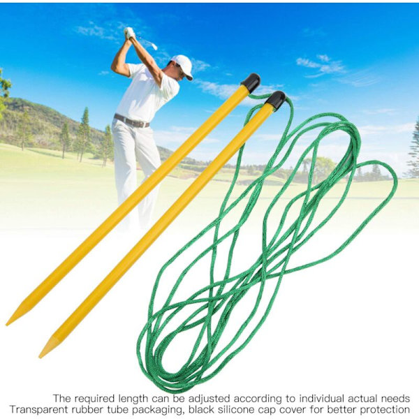 Golf-suuntauskepit, golf-harjoitteluväline, golf-putteri, golf-suuntaharjoittelu, golf-tarvikkeet golf-aloittelijoille, keltainen