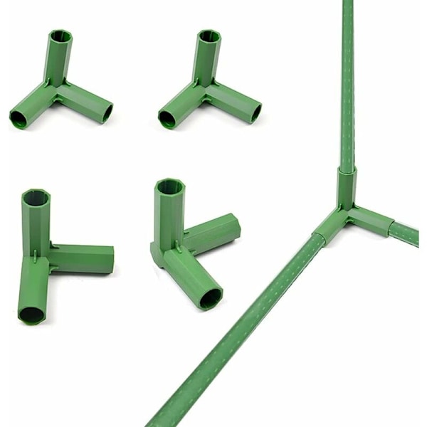 Drivhusrammeforbindelse, Drivhusramme Møbelforbindelser, 10 Hage Rammeforbindelsestilbehør 16 mm Stabil Brakett for Drivhusramme (