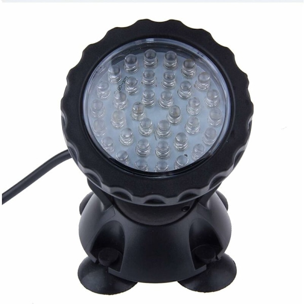 Underwater Pond Light 36 LED Fargeskiftende Spotlys for Vann Akvarium Hage Dam Basseng Akvarium