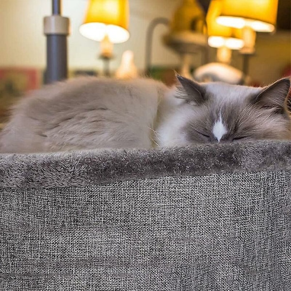 Hjerteformet kæledyrs seng til katte hunde bomuld fløjl blød killing hvalp sovesenge kennel varm kæledyrs rede kat tilbehør 55x19cmPink