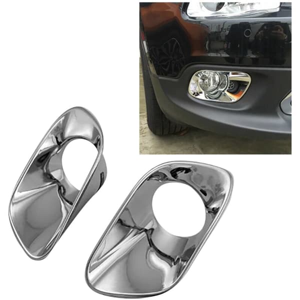 For 2014-2018 ABS Chrome Tåkelys Deksel Trim Ramme Dekorasjon