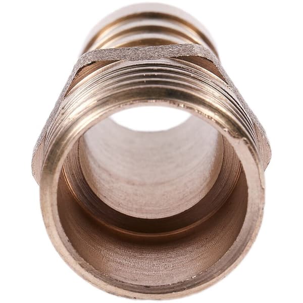 Gull messing 1/2 tommers kobling 16mm gjenge bolt rør ende rør