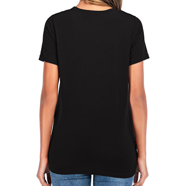 Kvinners Maternity Topper Peeking T-skjorte Graviditet Mødre Topper Skjorte Mamma T-skjorte M