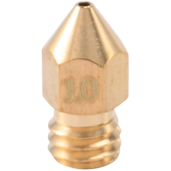 18 stk. 3D-printerdyser M6 messingdyse-udskrivningsekstruder (2 x 0,2 mm + 2 x 0,3 mm + 6 x 0,4 mm + 2 x 0,5 mm + 2 x 0,6 mm + 2 x 0,8 mm + 2 x 1,0 mm) til
