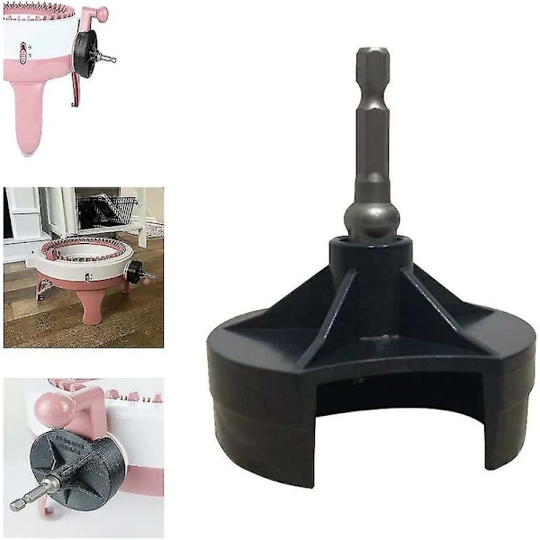 Snabb Stickad Ström Adapter Stickmaskin Vevarm Adapter Med Hex Stålbit Stickbräda