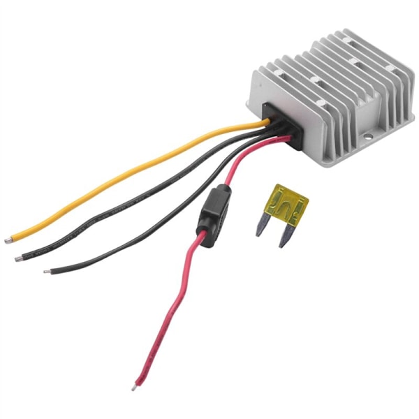 DC 36V/48V till 12V 20A DC Spänningsomvandlare Regulator Sänkning Reducer Strömkonverterare Transformator med Säkring