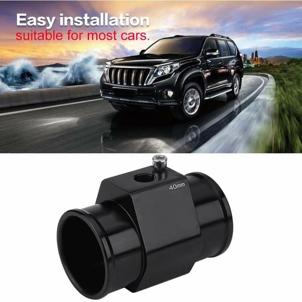 Vanntemperatursensor, bilvannstemperaturrør måleradapter temperatursonde radiatorpakning (40mm)