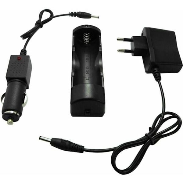 18650 12.6v 500ma 4.2v lithium batterilader smart lader til forlygte lommelygte forlygte
